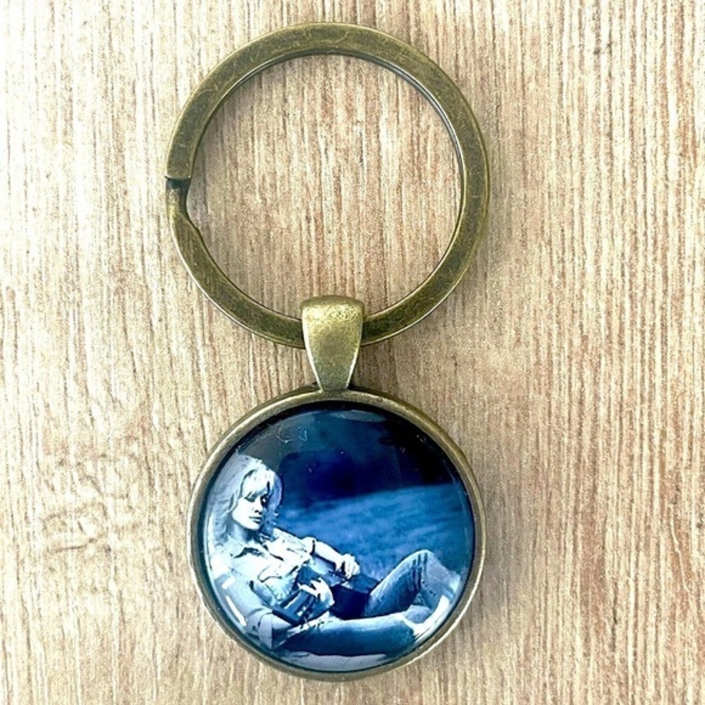 Dolly Parton Retro Keychain, NWT, Handmade